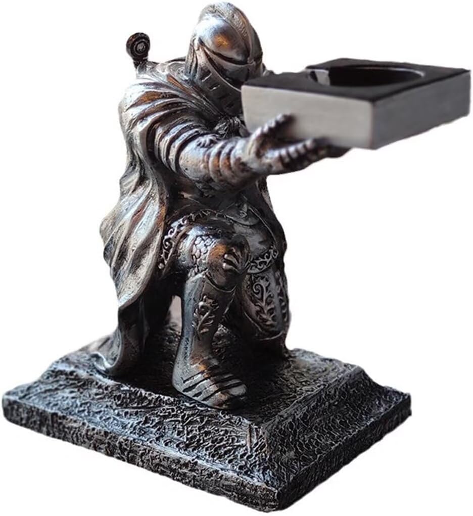 Dark Knight Apple Watch Stand – Resin Charging Dock & Storage Holder | Desktop Nightstand Display Stand for Wristwatches